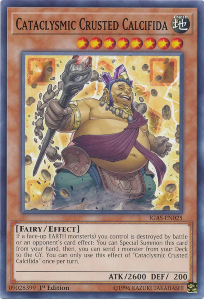 Cataclysmic Crusted Calcifida - IGAS-EN025 - Common - 1st Edition