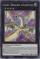 Light Dragon @Ignister - IGAS-EN044 - Super Rare - 1st Edition