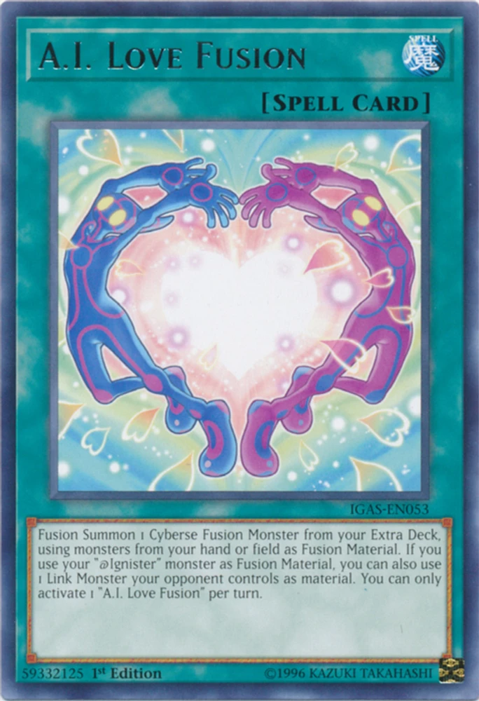 A.I. Love Fusion - IGAS-EN053 - Rare - 1st Edition