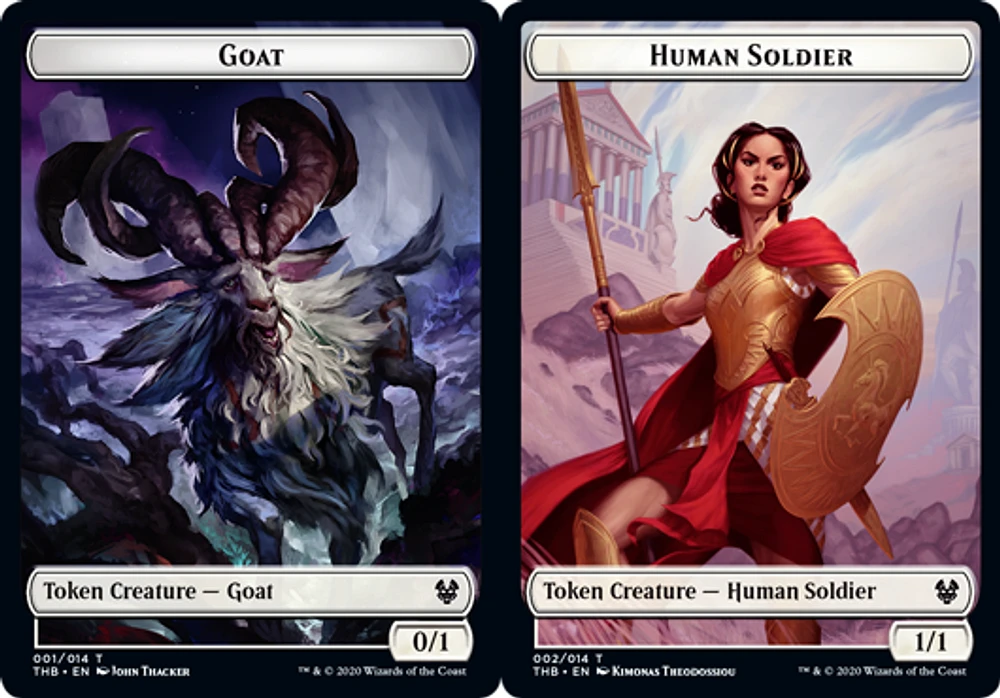 Goat Token // Human Soldier Token - Foil