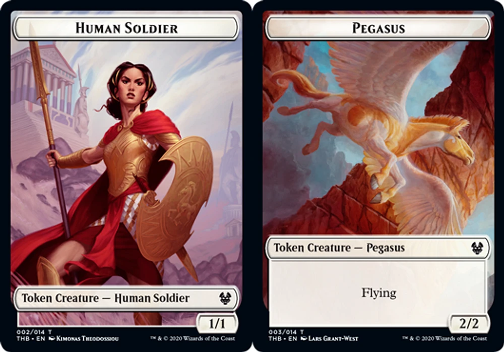 Human Soldier Token // Pegasus Token - Foil