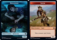 Reflection Token // Satyr Token - Foil