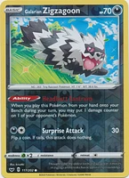 Galarian Zigzagoon - 117/202 Common Reverse Holo