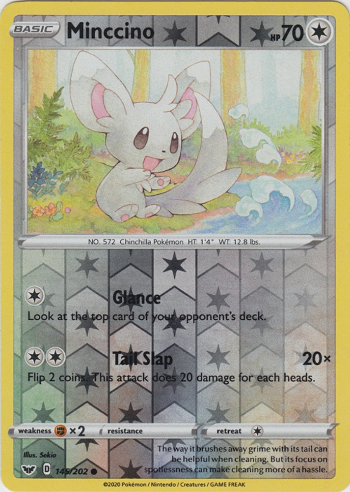 Minccino - 145/202 Common Reverse Holo