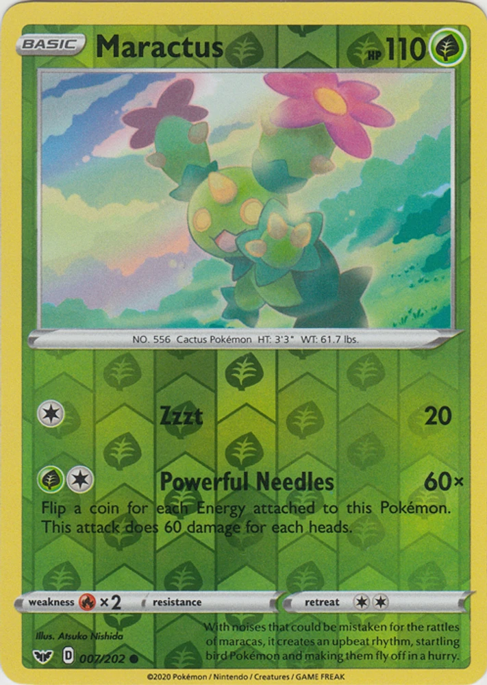 Maractus - 007/202 Common Reverse Holo