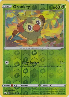 Grookey - 010/202 - Common - Reverse Holo