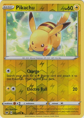 Pikachu - 065/202 - Common - Reverse Holo