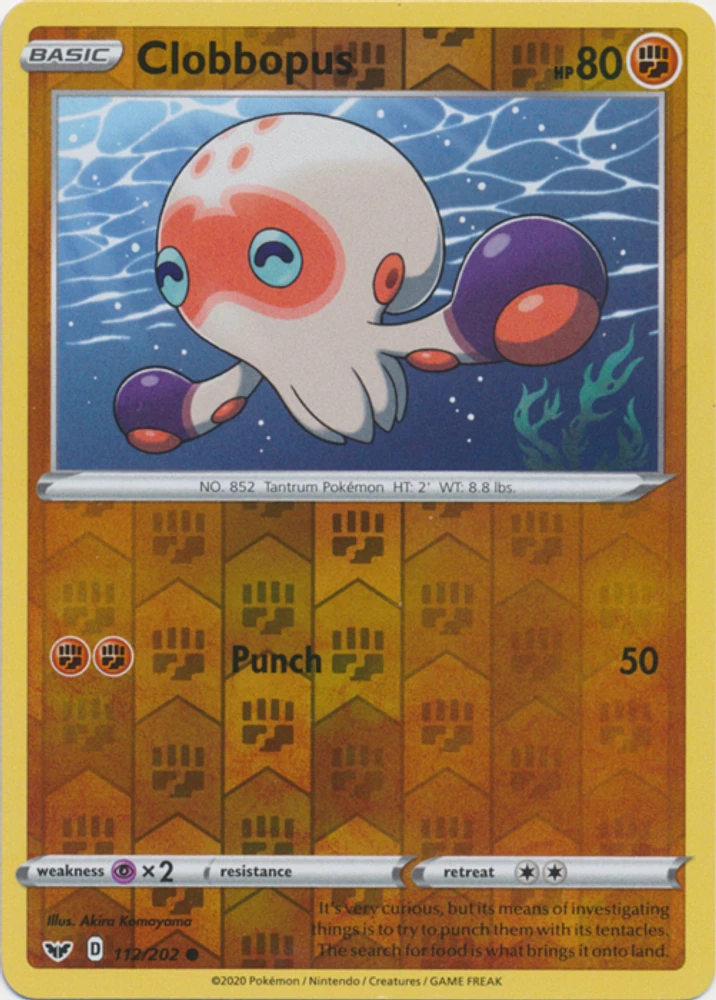 Clobbopus - 112/202 - Common - Reverse Holo