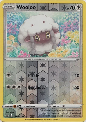 Wooloo - 153/202 - Common - Reverse Holo