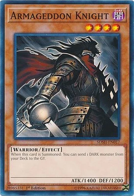 Armageddon Knight - SDSH-EN017 - Common - 1st Edition