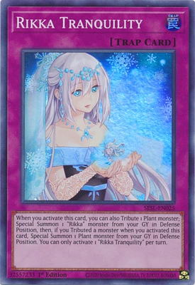 Rikka Tranquility - SESL-EN025 - Super Rare - 1st Edition