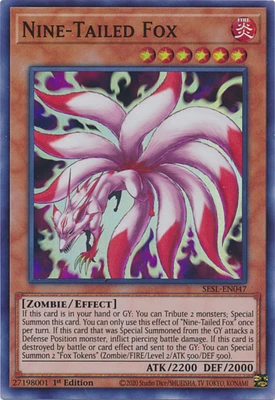 Nine-Tailed Fox - SESL-EN047 - Super Rare - 1st Edition