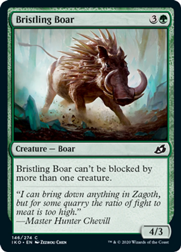 Bristling Boar - Foil