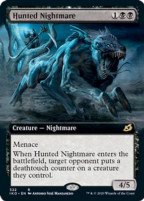 Hunted Nightmare - Foil - Extended Art