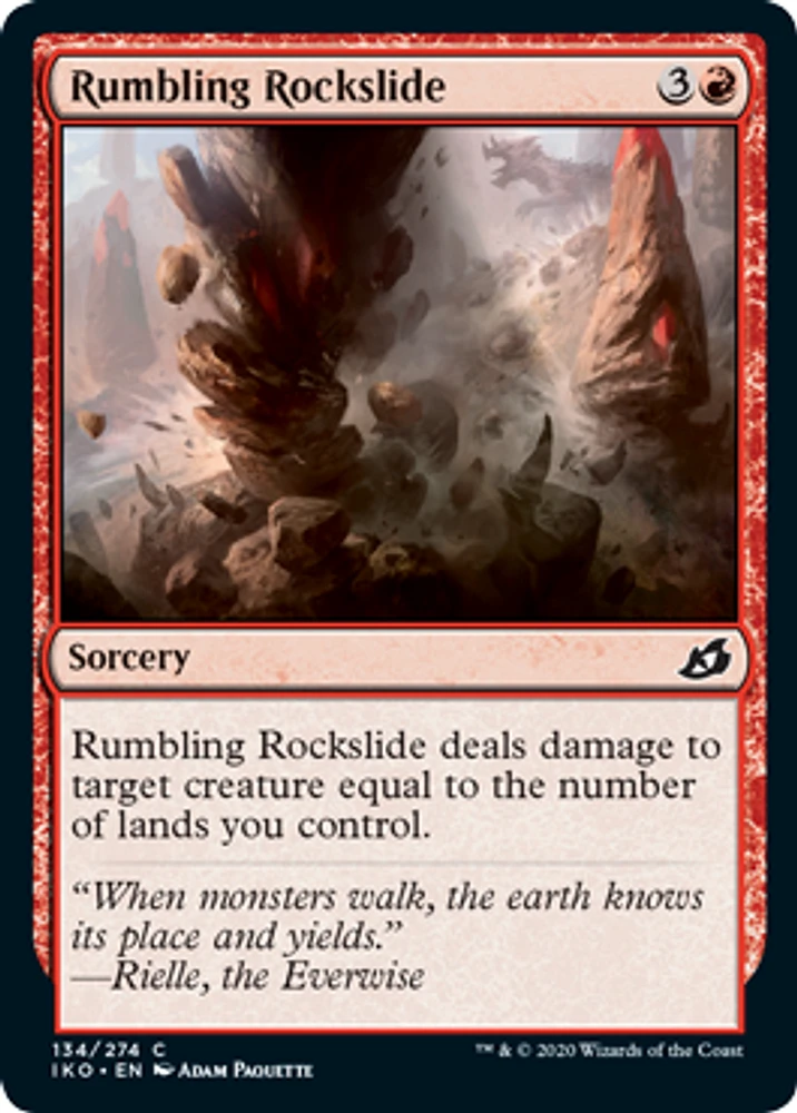 Rumbling Rockslide - Foil