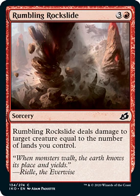 Rumbling Rockslide - Foil