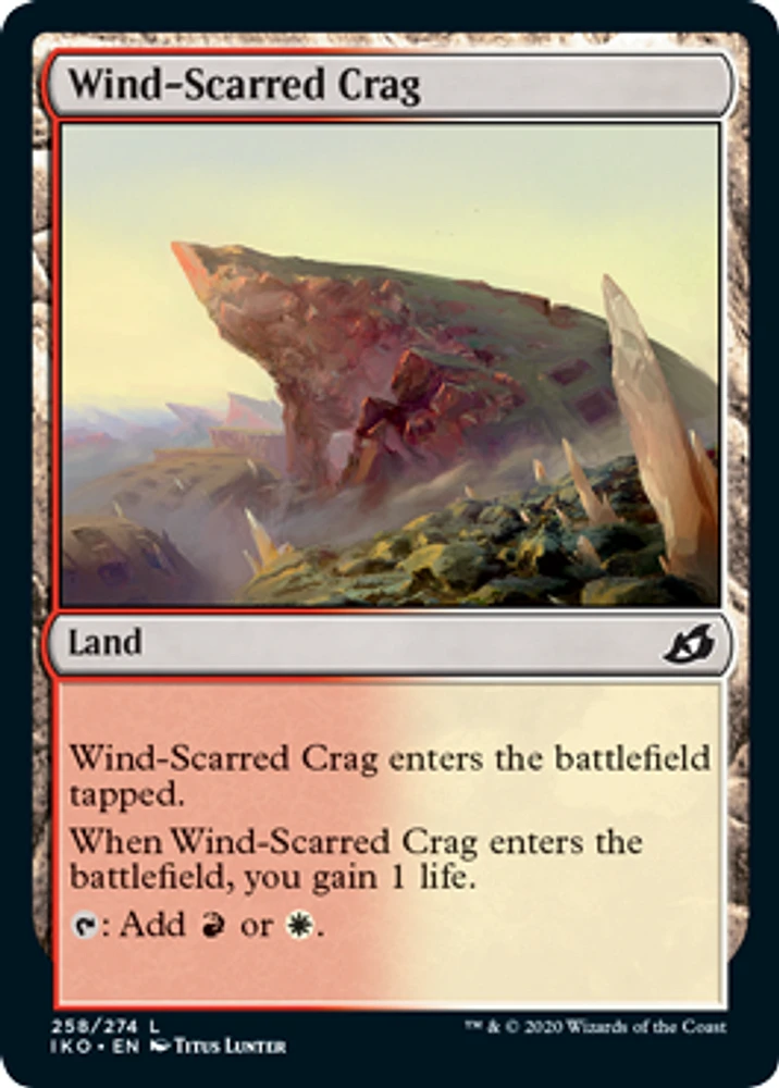 Wind-Scarred Crag - Foil