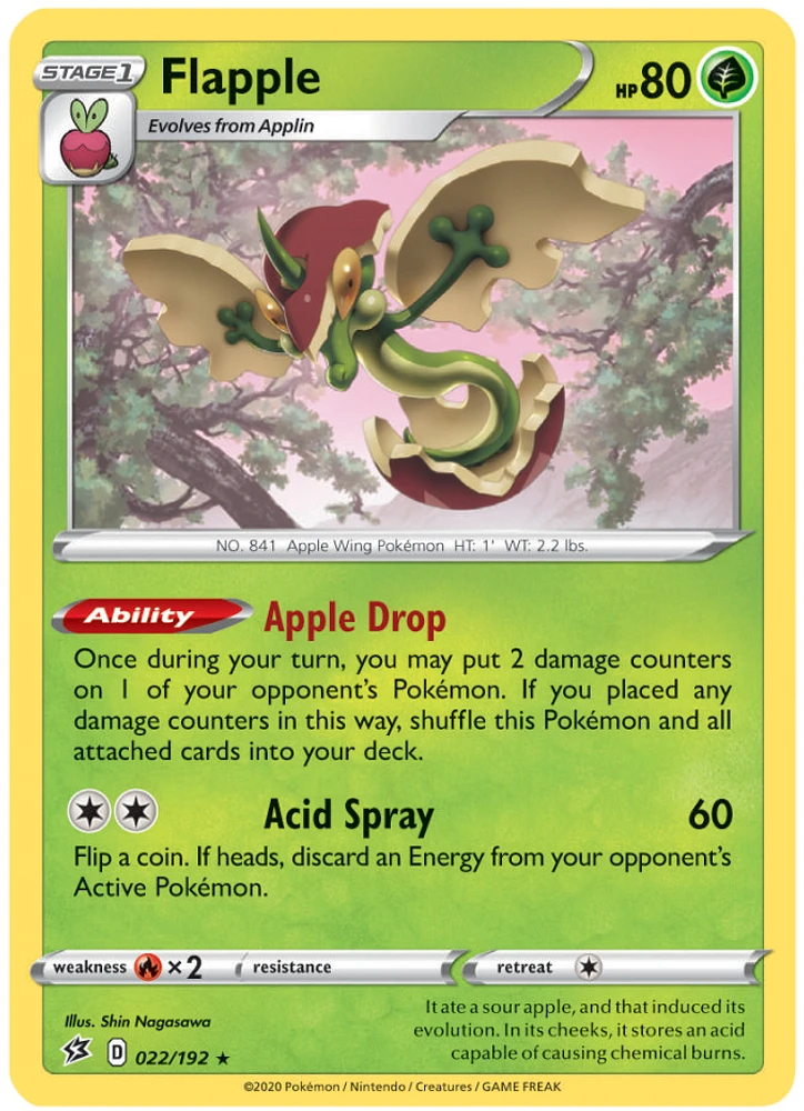 Flapple - 022/192 - Holo Rare