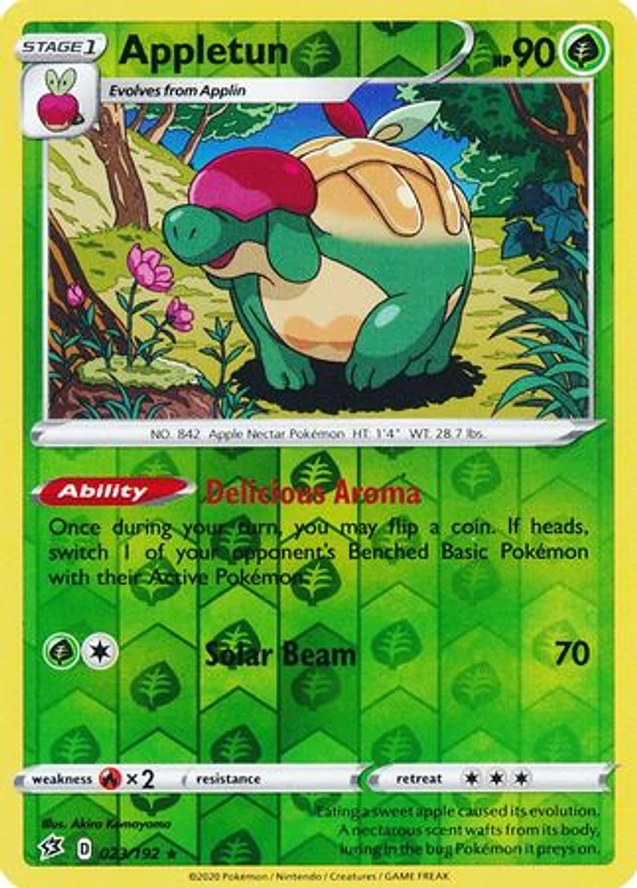 Appletun - 023/192 - Reverse Holo Rare
