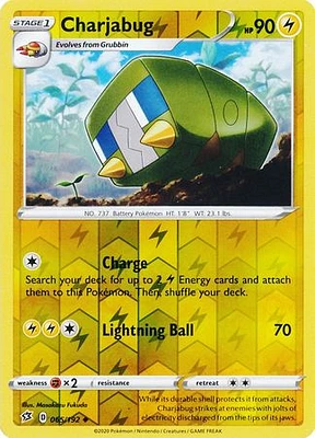 Charjabug - 065/192 - Uncommon - Reverse Holo