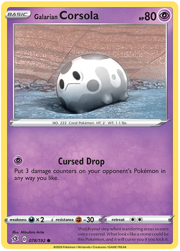 Galarian Corsola - 078/192 - Common