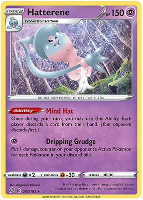 Hatterene - 085/192 - Holo Rare