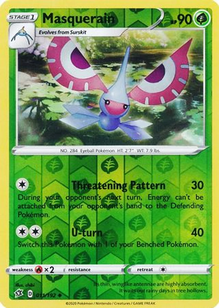 Masquerain - 011/192 Uncommon Reverse Holo