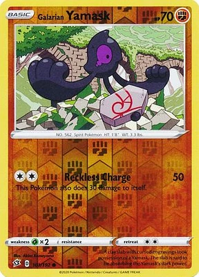 Galarian Yamask - 101/192 - Common - Reverse Holo