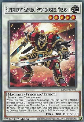 Superheavy Samurai Swordmaster Musashi - ETCO-EN099 - Common - 1st Edition
