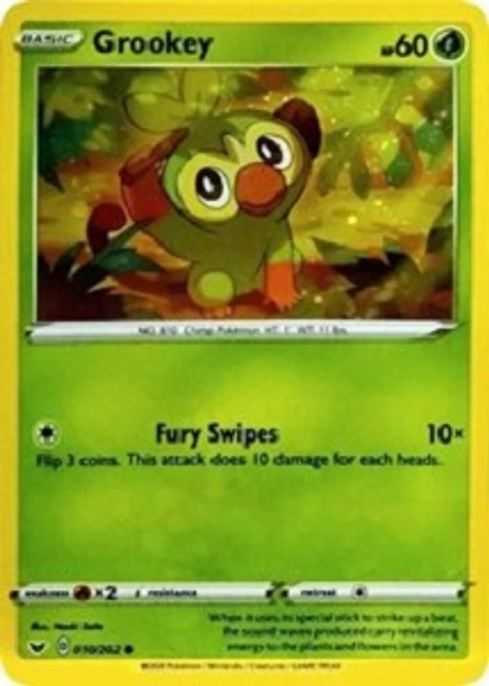 Grookey - 010/202 Cosmos Holo Collectors Chest Promo