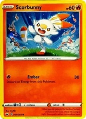 Scorbunny - 030/202 Cosmos Holo Collectors Chest Promo