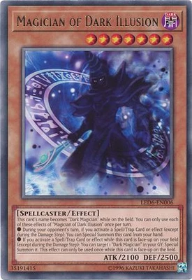 Magician of Dark Illusion - LED6-EN006 - Rare - Unlimited Edition