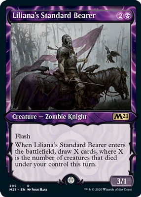 Liliana's Standard Bearer - Foil - Showcase