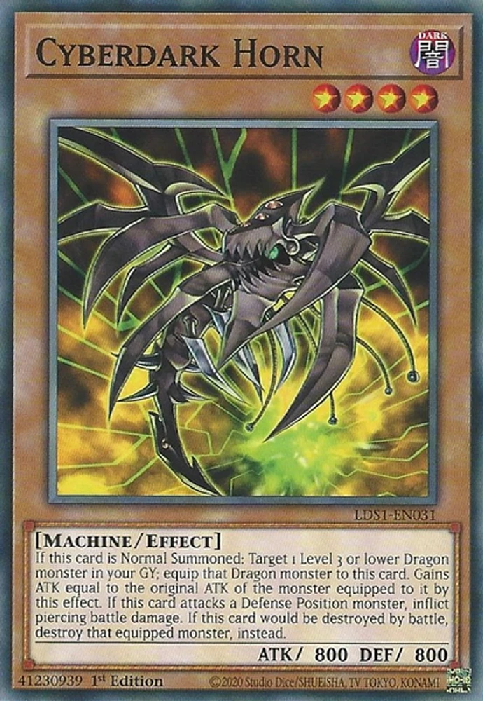 Cyberdark Horn - LDS1-EN031 - Common - 1st Edition