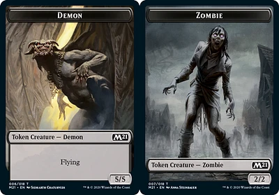 Demon Token // Zombie Token - Foil