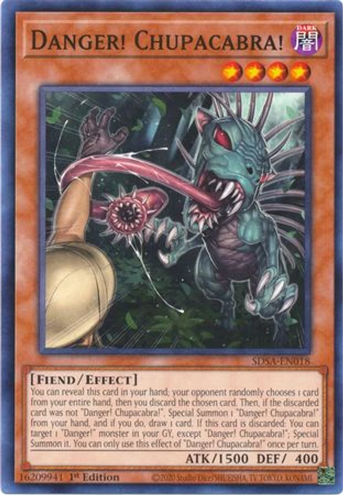 Danger! Chupacabra! - SDSA-EN018 - Common - 1st Edition