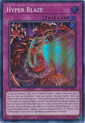 Hyper Blaze - SDSA-EN034 - Super Rare - 1st Edition