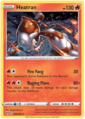 Heatran - 025/189 - Holo Rare