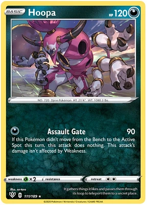 Hoopa - 111/189 - Holo Rare