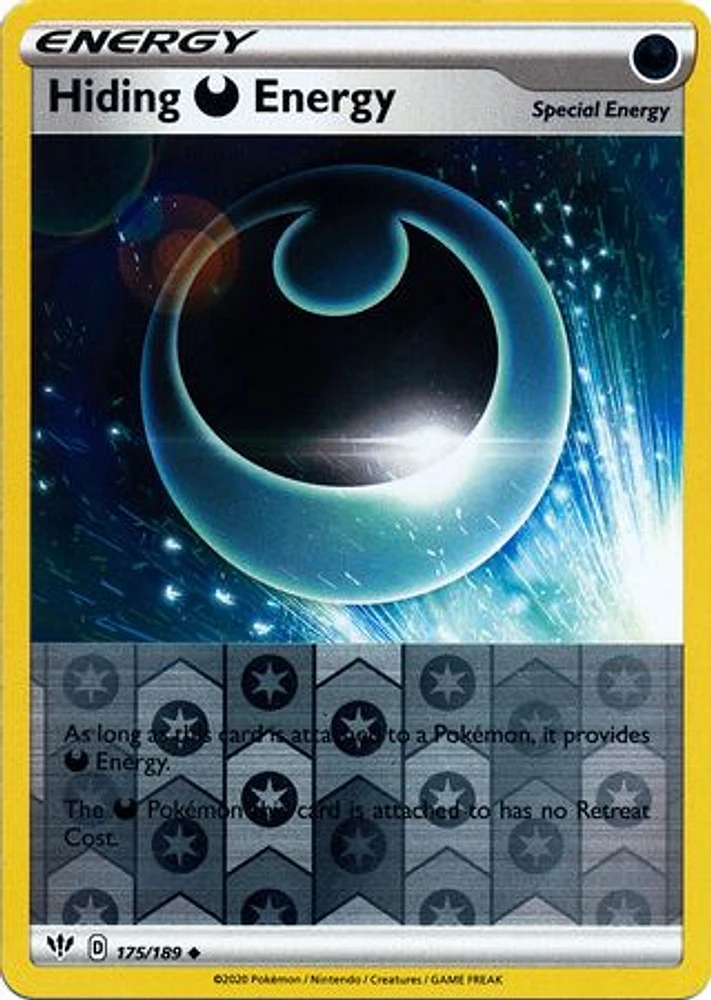 Hiding Darkness Energy - 175/189 - Uncommon - Reverse Holo