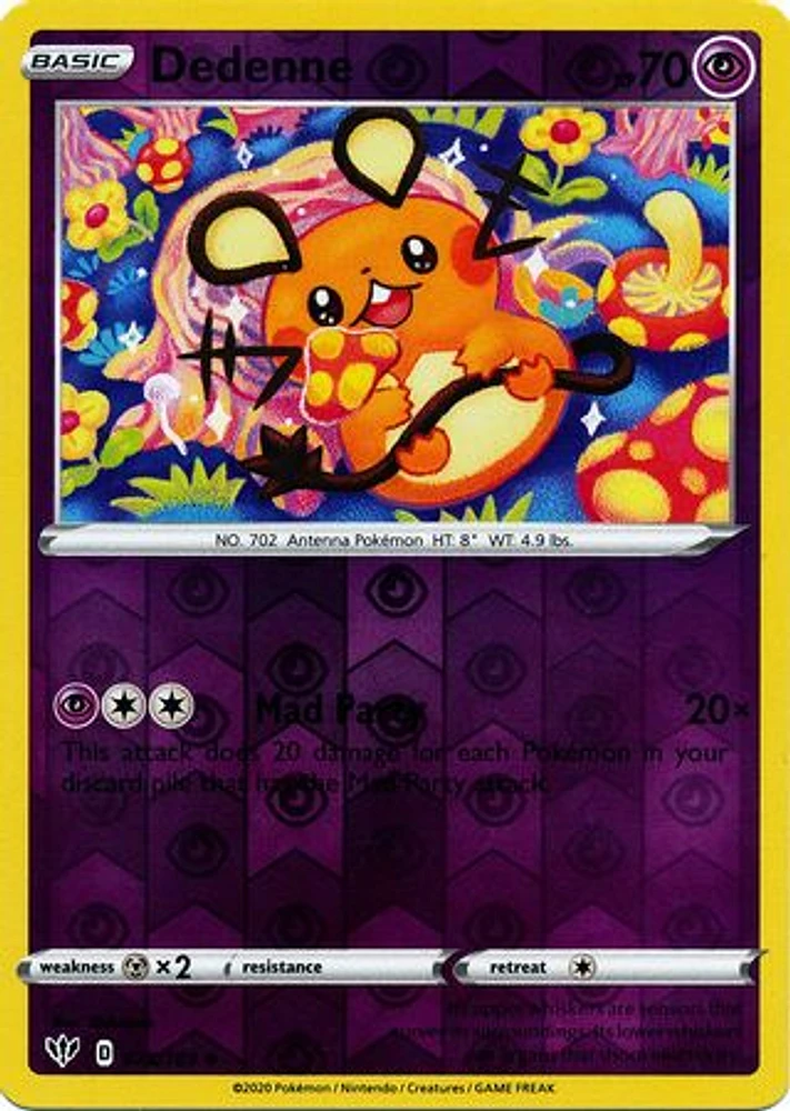 Dedenne - 078/189 - Uncommon - Reverse Holo