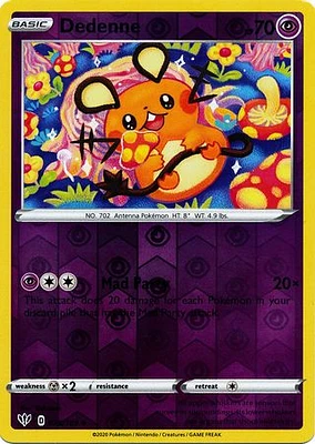 Dedenne - 078/189 - Uncommon - Reverse Holo