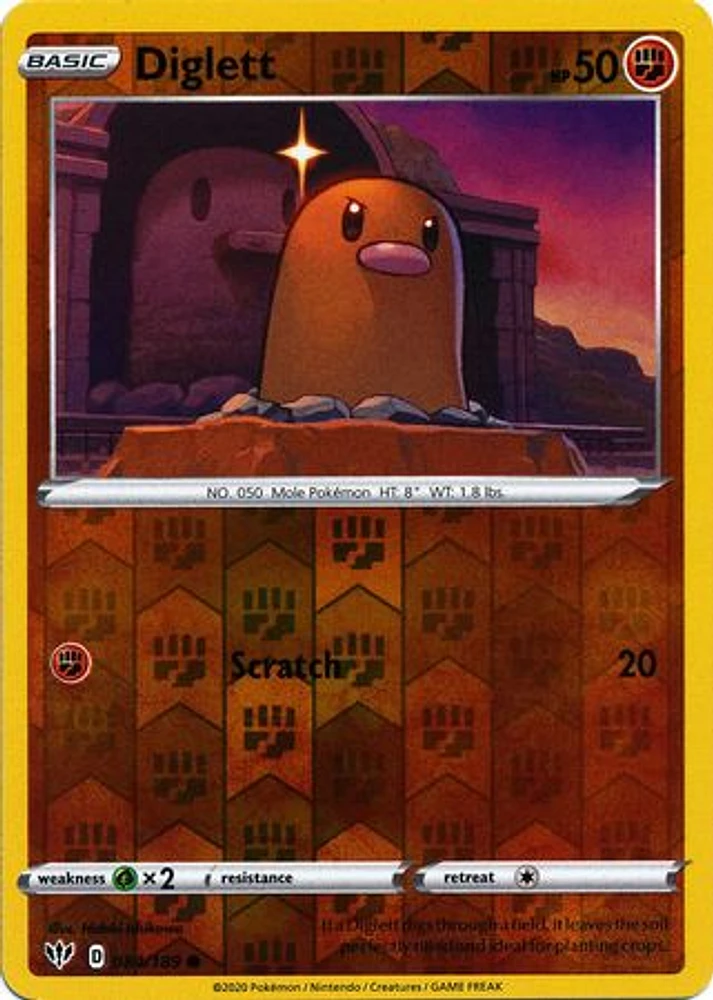 Diglett - 084/189 - Common - Reverse Holo