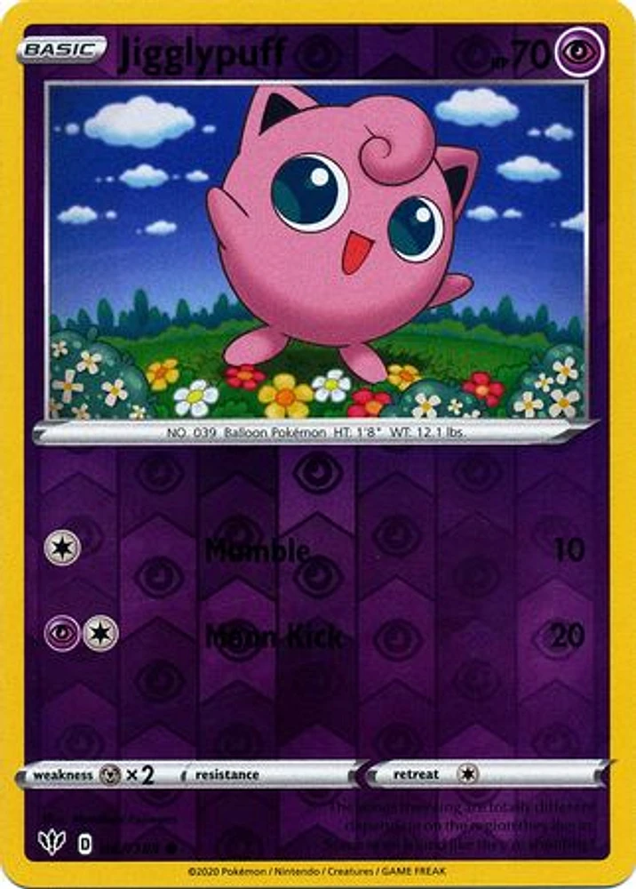 Jigglypuff - 067/189 - Common - Reverse Holo