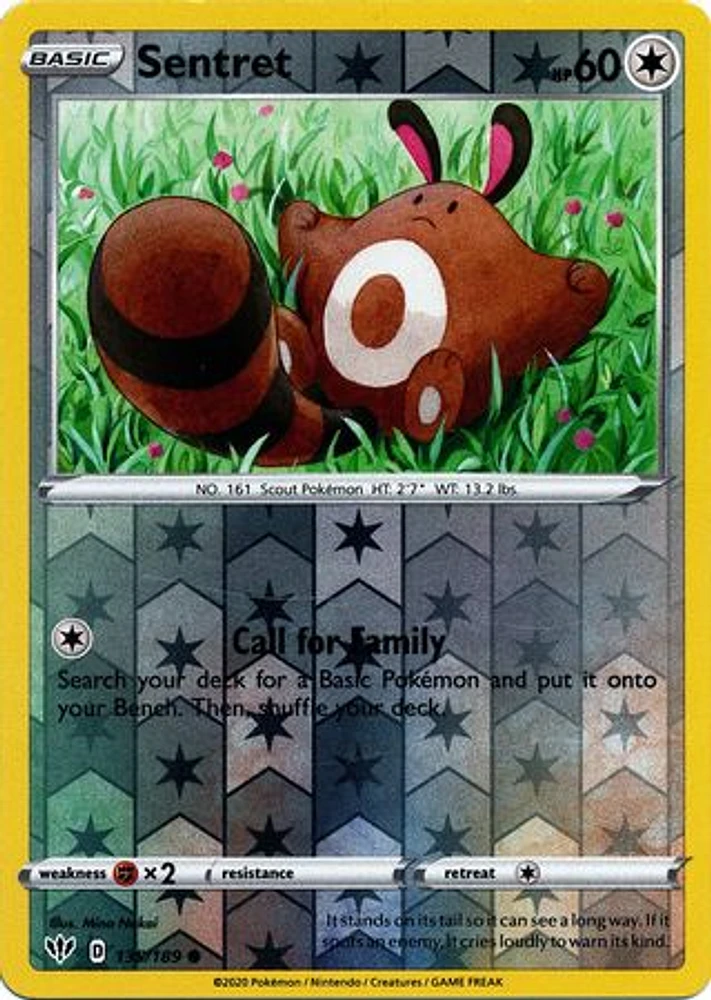 Sentret - 135/189 - Common - Reverse Holo