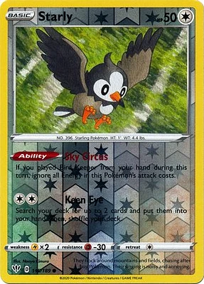 Starly - 145/189 - Common - Reverse Holo