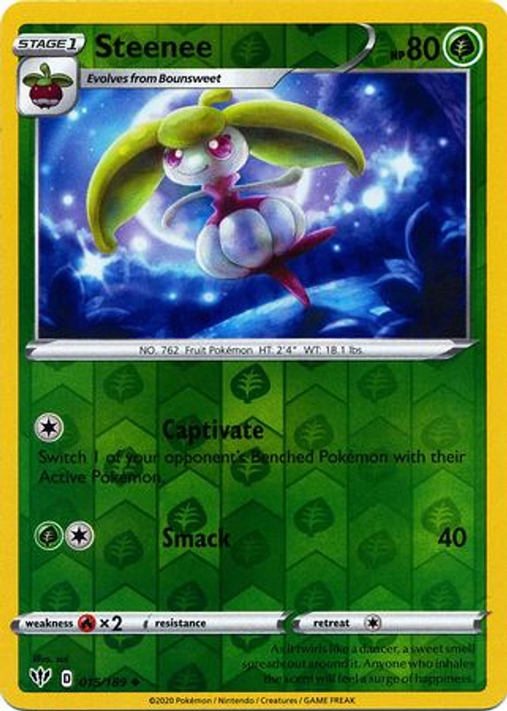 Steenee - 015/189 - Uncommon - Reverse Holo