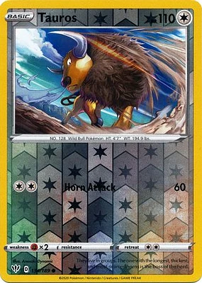 Tauros - 134/189 Common Reverse Holo