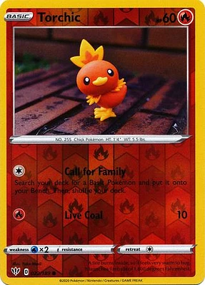 Torchic - 022/189 - Common - Reverse Holo