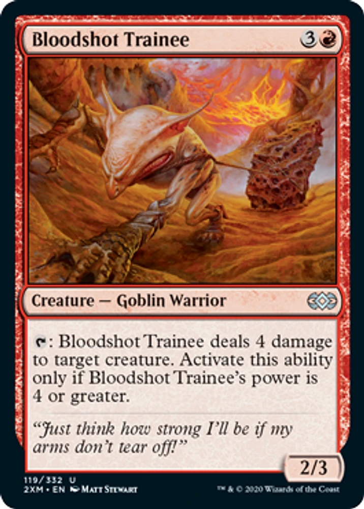 Bloodshot Trainee - Foil